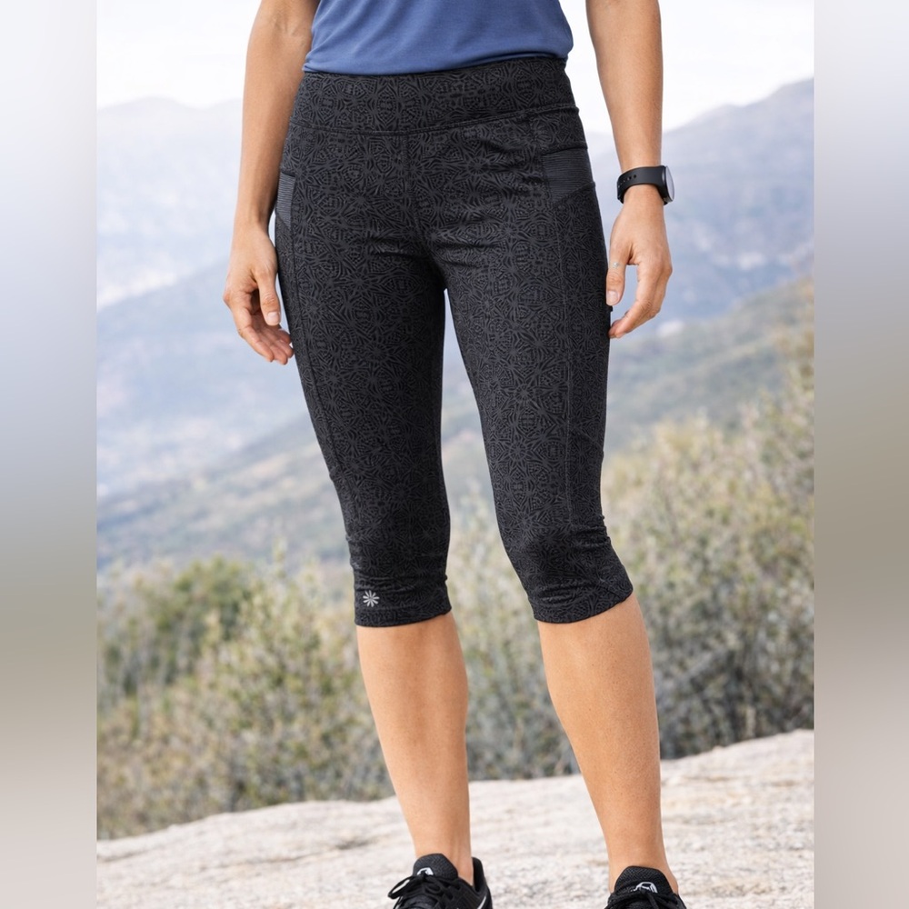 Athleta “Bare to Run” Knee Length Legging